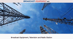 Desktop Screenshot of broadcast-equipment.net